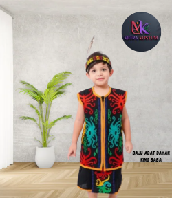 Baju Adat Dayak King Baba