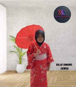 Baju Negara Kimono Cewek