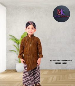Baju Surjan Lurik Adat Yogyakarta