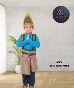 Baju Tari Saman (Kuning)