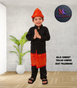 Baju Songket Adat Palembang